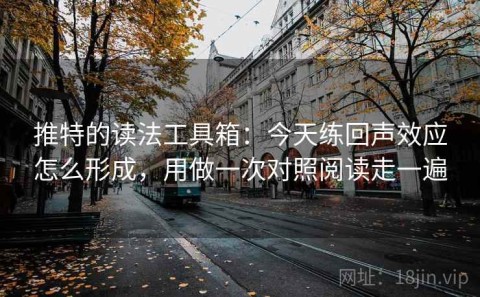 推特的读法工具箱：今天练回声效应怎么形成，用做一次对照阅读走一遍