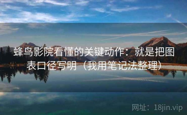 蜂鸟影院看懂的关键动作：就是把图表口径写明（我用笔记法整理）